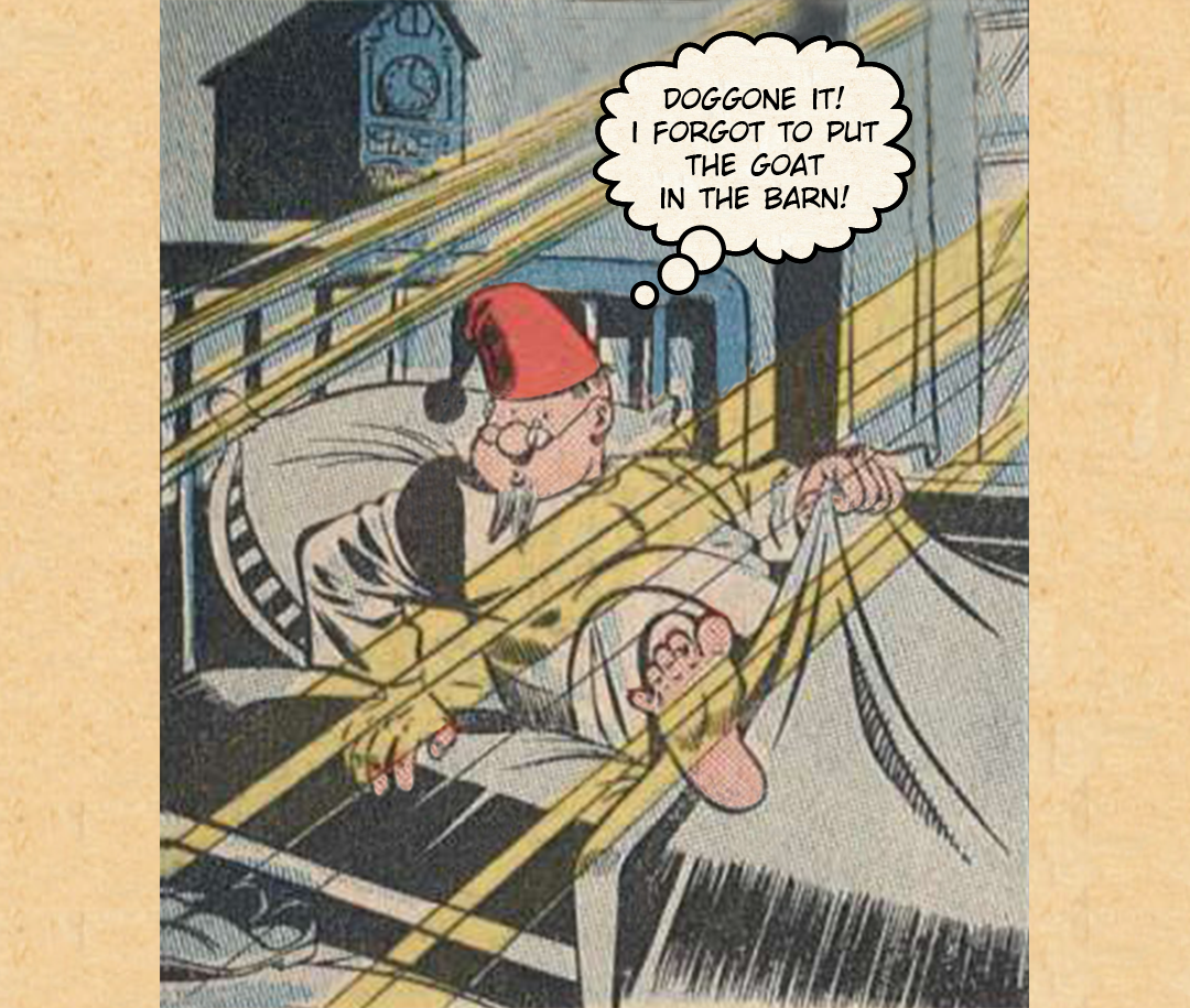 Plastic Man at the Farm #2 - This Is The Life panel 21